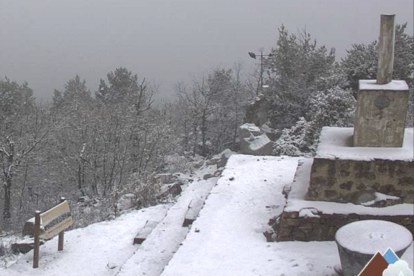 Nieva con intensidad en las Terres de l'Ebre y en el Camp de Tarragona