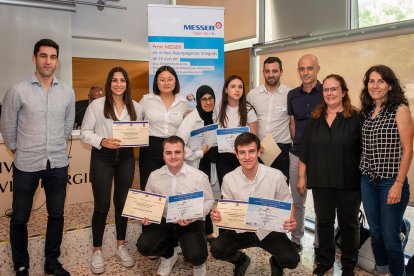 Isabel Martinez guanya el premi Work Experience de Messer