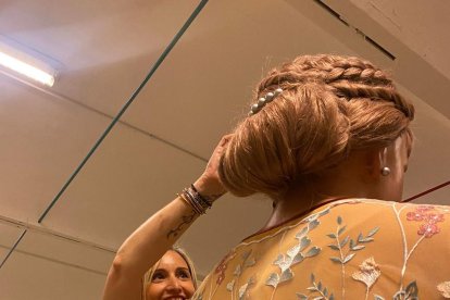 Las manos que peinan a la Vitxeta de Reus