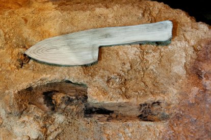Un millar de restos en el Abric Romaní