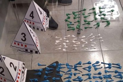 Nueve detenidos al desmantelar puntos de venta de drogas al detalle en Campclar