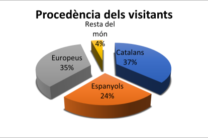 Procedència visitants Conca de Barberà.