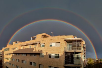 Doble arco iris en Reus.