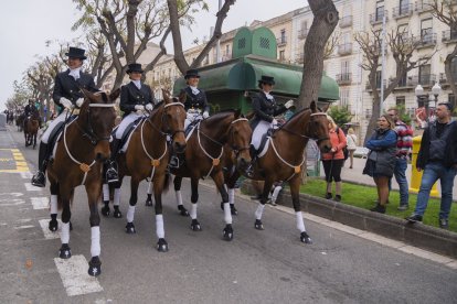 Un instant dels Tres Tombs de Tarragona.