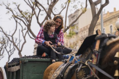 Un instant dels Tres Tombs de Tarragona.