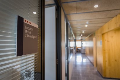 Imatge d’un dels espais interiors de la comissaria dels Mossos a Torredembarra.