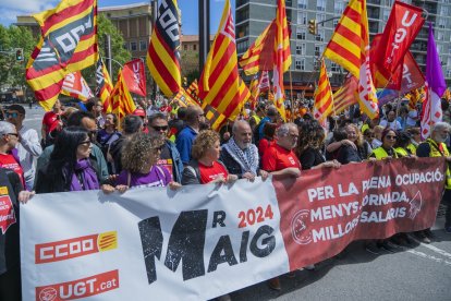Manifestació Primer de Maig a Tarragona