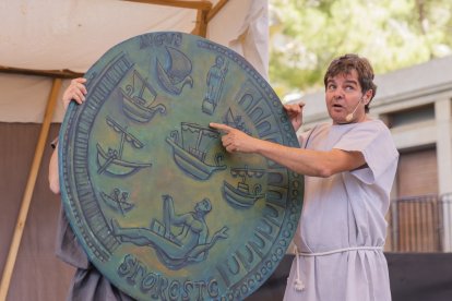 Una recreación histórica de Tarraco Viva.