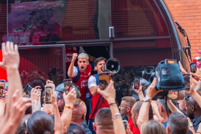 Joan Oriol i Andy Escudero en la prèvia.