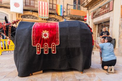 Entrega del chupete a la Mulassa.