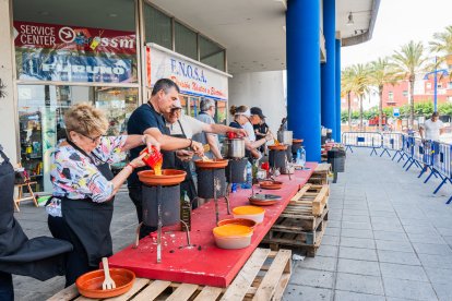 Imatge de la celebració de Sant Pere al Serrallo.