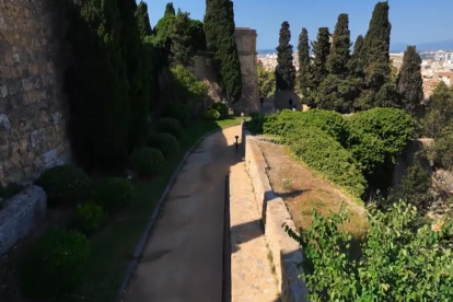 Imagen aérea del Paseo Arqueológico.