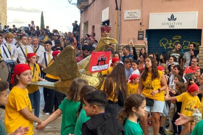 Imagen del Aligueta durante la Baixadeta.