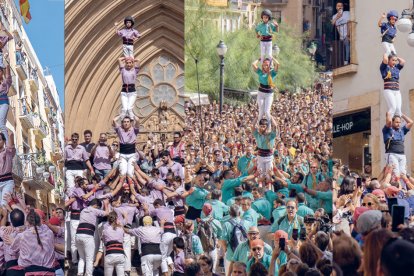 Los pilares de los cuatro grupos tarraconenses.