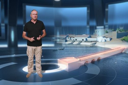 Imagen de una recreación virtual del documental.