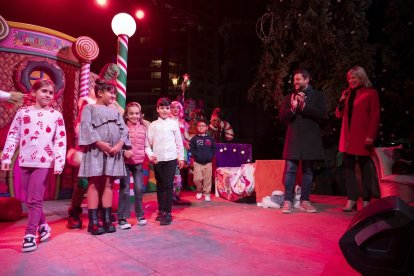 Encendido de luces de Navidad en Tarragona.