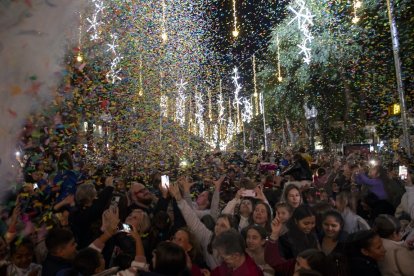 Encendido de luces de Navidad en Tarragona.