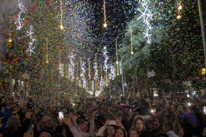 Encendido de luces de Navidad en Tarragona.