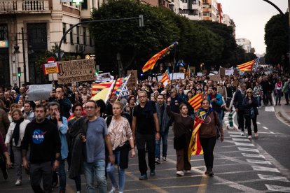Llega a Valencia la columna de manifestantes desde el Horta Sur