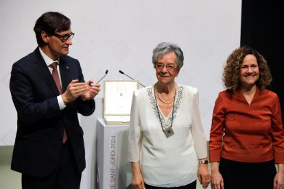 La castellera Aurora Batet ha recibido la distinción.