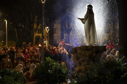 Retablos vivientes de Navidad en Reus.