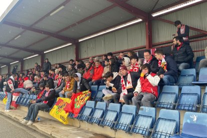 Els seguidors del Nàstic que s'han desplaçat a Tajonar.