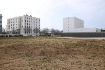 Imagen de los terrenos donde se construirá el Fòrum de la Justícia de Tarragona.