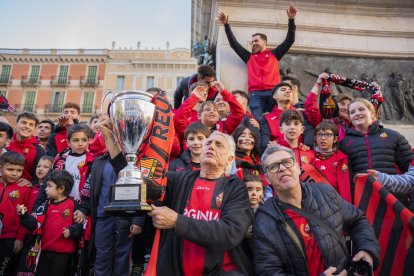 Celebració Reus Deportiu de hoquei.