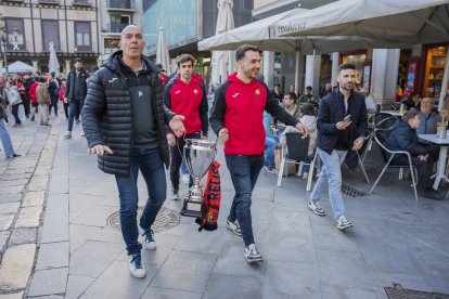 Celebració Reus Deportiu de hoquei.