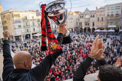 Celebració Reus Deportiu de hoquei.