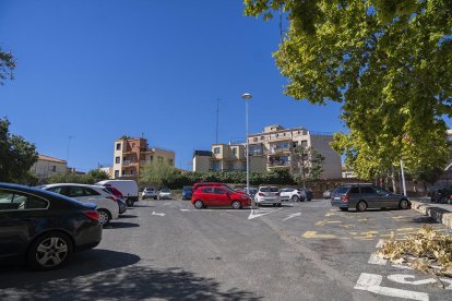 Imatge de l'aparcament del Cementiri de Tarragona.
