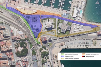 Afectaciones en la segunda fase de obras del Parque del Port.