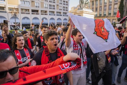 Celebración del ascenso a Segunda RFEF del Reus FC Reddis.
