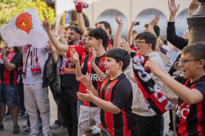 Celebración del ascenso a Segunda RFEF del Reus FC Reddis.