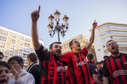 Celebración del ascenso a Segunda RFEF del Reus FC Reddis.