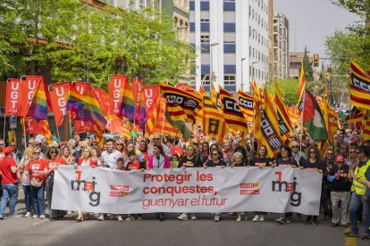 Manifestación del Primero de Mayo en Tarragona.
