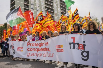 Manifestación del Primero de Mayo en Tarragona.