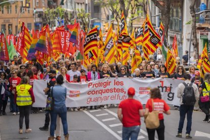 Manifestación del Primero de Mayo en Tarragona.