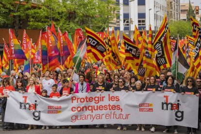 Manifestación del Primero de Mayo en Tarragona.