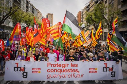 Manifestación del Primero de Mayo en Tarragona.
