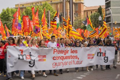 Manifestación del Primero de Mayo en Tarragona.