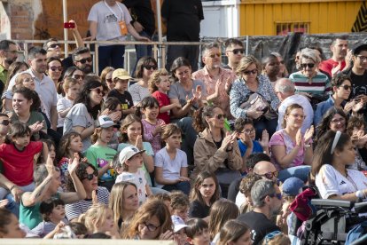 Un espectáculo de la Feria Trapezi.