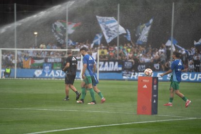 Partit del Nàstic en Zubieta.