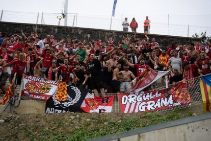 Partit del Nàstic en Zubieta.