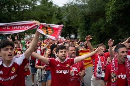 Partit del Nàstic en Zubieta.