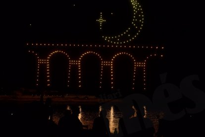 Espectacle de drons a Tarragona.