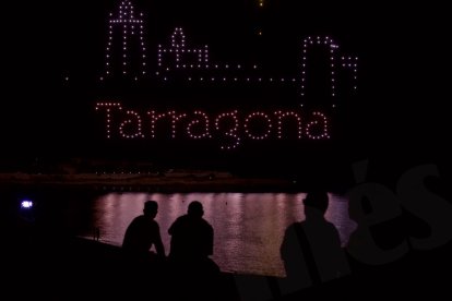 Espectacle de drons a Tarragona.