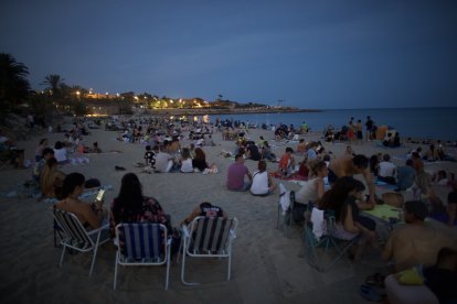 Espectacle de drons a Tarragona.