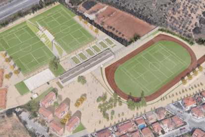 Render de la futura ciudad deportiva de Vila-seca.