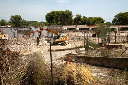Imagen de las obras en la Ciudad del Repòs de Tarragona.